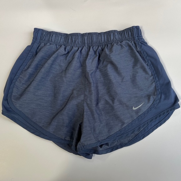 Nike Shorts Nike Tempo Drifit Heather Bluegray Running Shorts Size